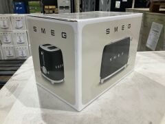 Smeg 50's Retro Style 2 Slice Toaster - Black Matte TSF01BLMAU - 6