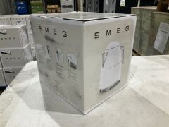 Smeg 50s Retro Style Electric Aesthetic Kettle White Matte KLF03WHMAU - 5