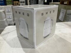 Smeg 50s Retro Style Electric Aesthetic Kettle White Matte KLF03WHMAU - 6