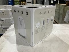 Smeg 50s Retro Style Electric Aesthetic Kettle White Matte KLF03WHMAU - 7