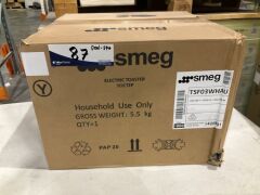 Smeg 50's Retro Style 4 Slot Wide Toaster - White TSF03WHAU - 2