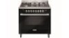 Glem 900mm Bi Energy Gloss Black Freestanding Cooker IT965GGEN2