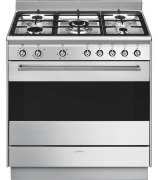 Smeg 900mm Classic Multi-Fuel Freestanding Cooker FS9010XS1