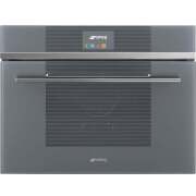 Smeg 60cm Black Linea Compact Combi-Steam Oven SFA4104VCS