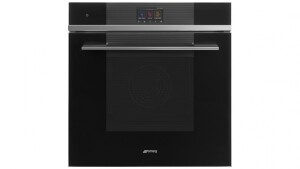 Smeg 600mm Linea Steam100 Pro Oven - Black SOA6104S4PN