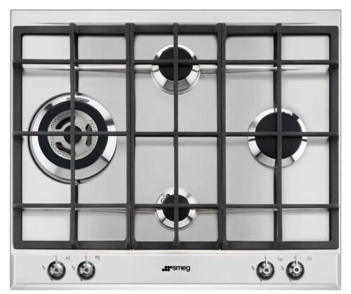 Smeg 60cm 4 Zone Natural Gas Cooktop PA361XGH