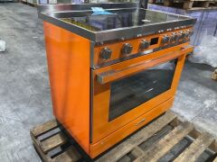 Smeg Portofino 90cm Induction Upright Cooker Orange CPF9IPOR - 3