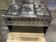 Smeg 900mm Dual Fuel Freestanding Cooker - Stainless Steel FS9606XS-1 - 2