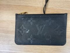 Louis Vuitton Neverfull Monogram Empreinte Leather Tote Black - 9