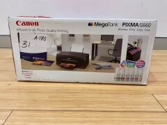 Canon Pixma G660 MegaTank Colour Ink Tank Multi-Function Printer G660 - 2