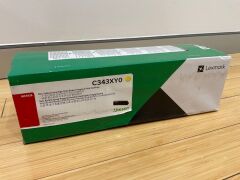 Lexmark C343XY0 Yellow Extra High Yield Toner C343XY0 - 3