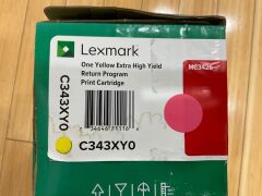 Lexmark C343XY0 Yellow Extra High Yield Toner C343XY0 - 10