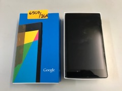 2x Google Asus Nexus 7 K008 Tablets, 16GB, Black, GPS, 1.2m/5m Camera