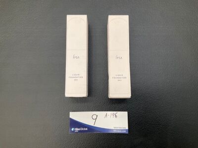 2 x IPSA Liquid Foundation 201 SPF 25 PA++ 25mL Pump