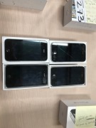 DNL 4x Apple iPhone 4S Mobile Phones, 16GB, Black (3 are faulty)