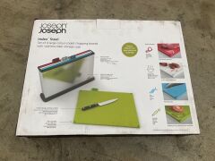 Joseph Joseph Index Steel Plastic Chopping Boards Set of 4 - 6