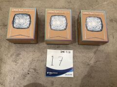 3 x Little Sun Diamond Solar Lamp - 2