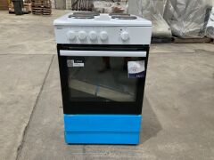 Chef 540mm Freestanding Electric Cooker with Conventional Oven - White CFE532WB - 2