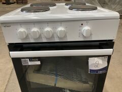 Chef 540mm Freestanding Electric Cooker with Conventional Oven - White CFE532WB - 8