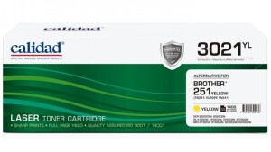 Calidad Brother TN-251 Toner - Yellow 3021-YL