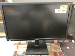 2x Samsung 27" LED Computer Monitors Model: S27E450, No power supplies or cabelling
