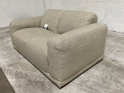 Softy 2 Seat Fabric Sofa, Taupe