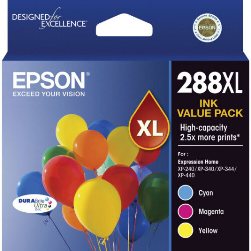 EPSON - T306592 - 288XL 3 COLOUR VALUE PACK
