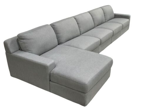 Cooper 5 Seater Fabric Lounge with Chaise