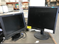 DNL 4x Assorted LCD Computer Monitors