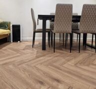 Herringbone Treviso Oak Flooring 2129 sqm Total - 2