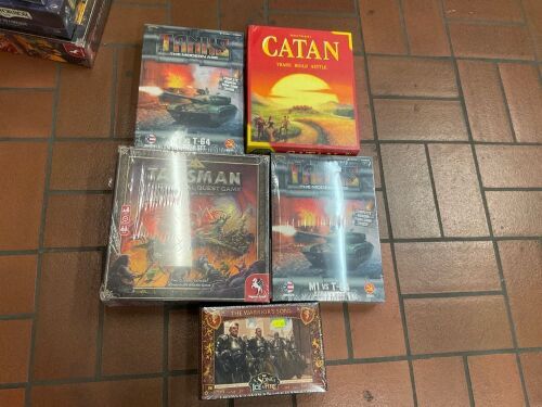 Bundle of Talisman, 2x Tanks, Catan, A Song of Ice & Fire The Warriors Sons