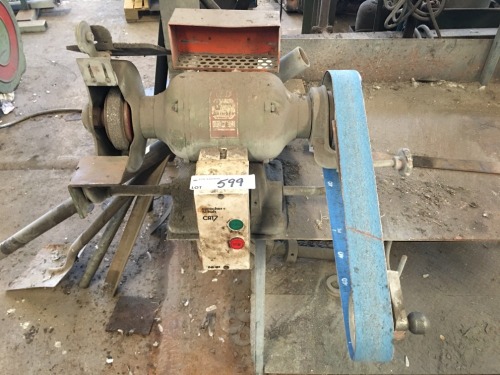GMF Motorised 8" Double Ended Grinder and Linisher