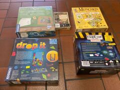 Bundle of My City, Escape Room and Extension Pack, Munchkin Deluxe, and Drop it - 2