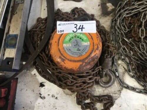 Golden Bok Heavy Duty 500kg Capacity Chain Block and Tackle