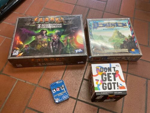 Bundle of Clank legacy, Dominion and Dice Game