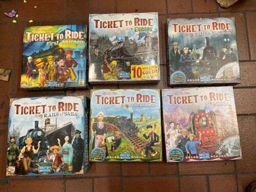 Bundle of Ticket to Ride games
