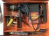 RAMSET HEAVY DUTY PORTABLE BATTERY ELECTRIC ROTARY HAMMER DRILL Model: DD540 with Drills and Carry Case