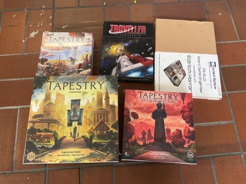 Bundle of Tapestry Plans and Ploys, Tapestry A Civilization Game, Tapestry Arts & Architecture, Traveller Skandersvik