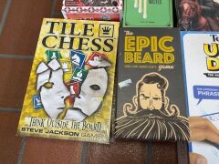 Bundle of Hallertau, Upside Drawn, Trap, Epic Beard, Tile Chess, Zen Master, Wyatt Earp, Board Game Organizer, LEXicon Card Tiles - 3