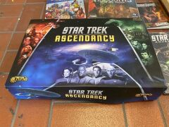 Bundle of Star Trek Ascendancy, Star Trek Adventures, Castle Amber, Carcass Crawler, Blood Bowl, Viscounts of the West Kingdom, Folded Space Game Inserts - 2