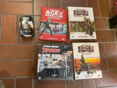 Bundle of Star Wars books and games