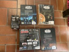 Bundle of Star Wars books and games - 2