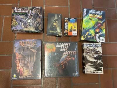 Bundle of Shadows Brimstone, Rome, OMen, Marvel Miniature Game, Sentinel of the Multiverse, Rising Sun and Ricochet Rock Jockeys