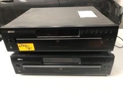 DNL 2x Denon 5 Disc Automatic Loading CD Player Systems No power cord