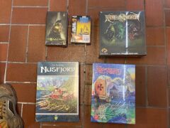 Bundle of Omen, Marvel Miniature Game, Madness at Midnight , Nevsky and Uwe Rosenberg Nufjord