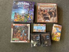 Bundle of Gemini Gauntlet, Hexemonia, Guardian Chronicles, Dogtag, Draftosaurus, 2x Battlestar Galactica
