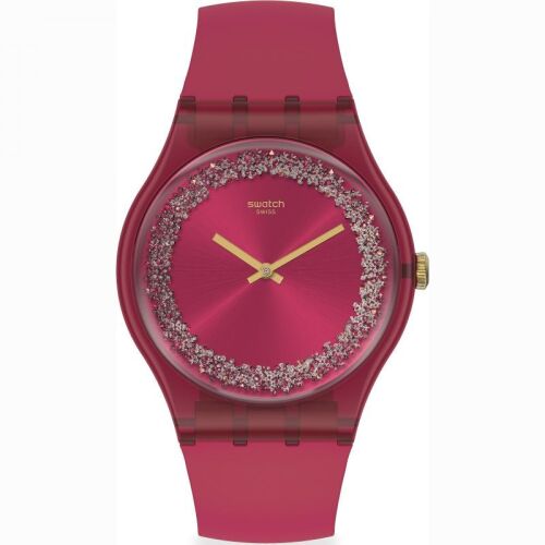 Ladies Swatch Ruby Rings Watch SUOP111