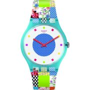 Unisex Swatch Quilted Time Watch SUOS108