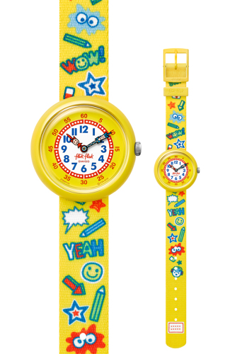 FLIK FLAK Wow Yeah Yellow Watch ZFBNP134