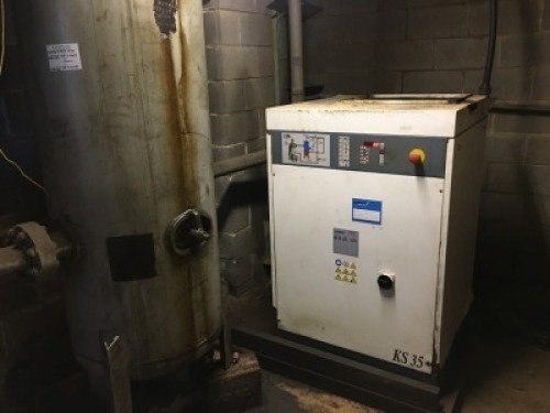 PULFORD HEAVY DUTY SILENCED PACKAGED AIR COMPRESSOR PLANT MODEL: KS35, Year: 2006
